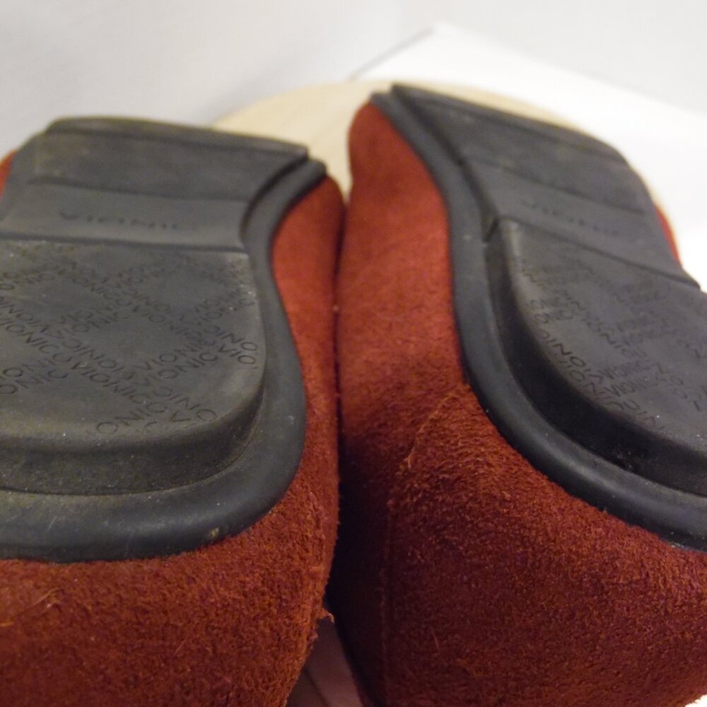 Vionic Debbie Suede Loafers Slip-on in Deep Purple/Burgandy Women's Size 11 - Picture 10 of 11